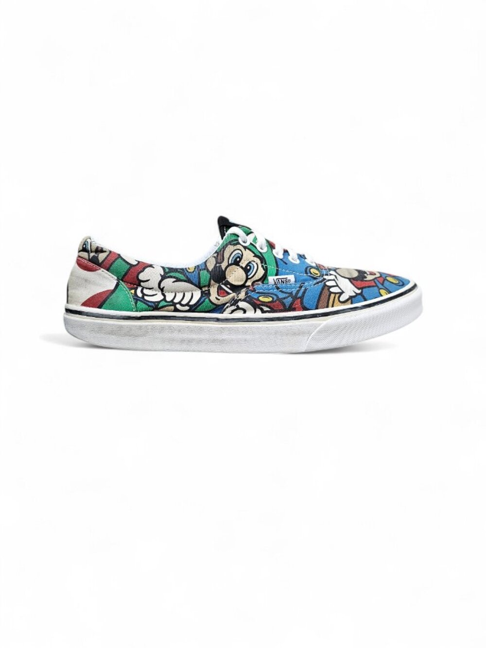 Vans x Nintendo Era Mario & Friends Canvas Sneakers Graphics Game Over Size 11